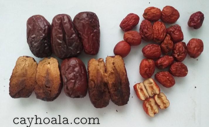 Táo đỏ táo Tàu quả to và nhỏ Ziziphus jujuba táo Bắc loại nào tốt