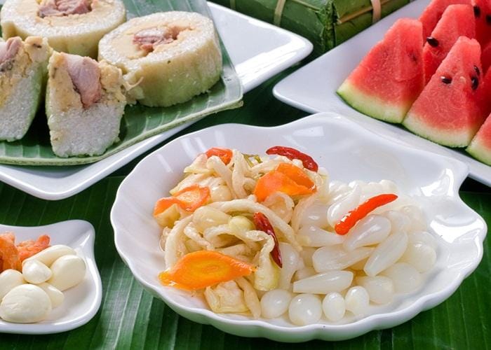 Dưa kiệu ngày Tết