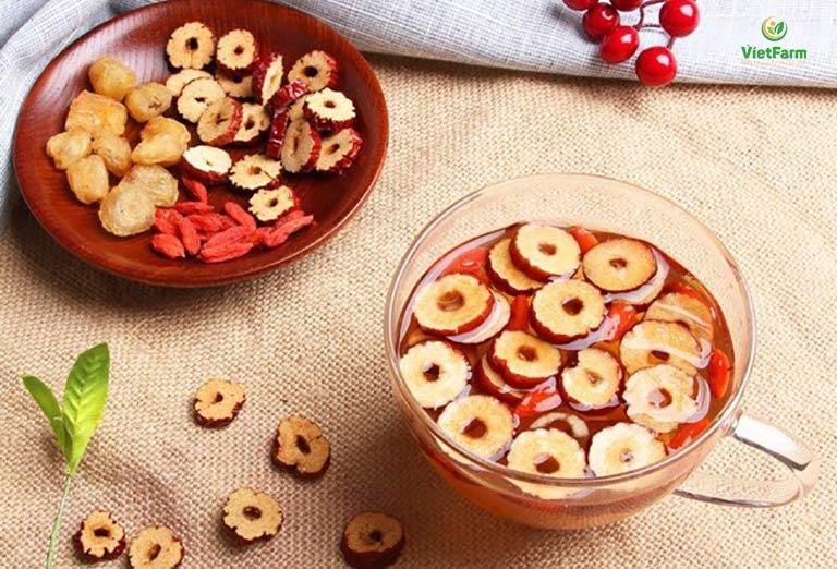 Trà đại táo, kỷ tử, nhãn nhục