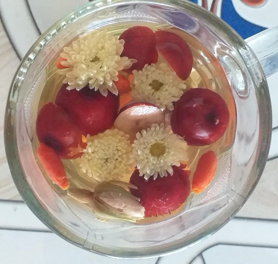 Trà táo đỏ kỷ tử hoa cúc