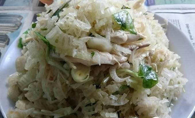 Gỏi chuối cây - tác dụng của chuối hột