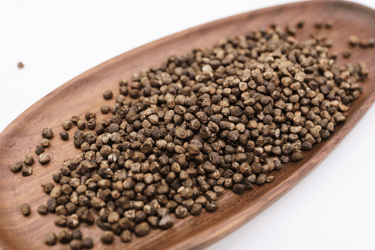 Hạt chuối hột đã phơi khô