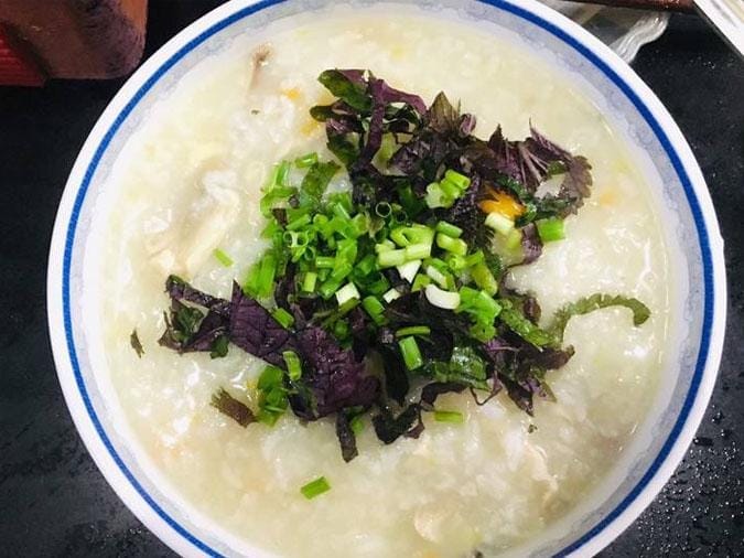 Cháo tía tô có tác dụng gì