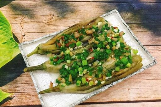 Cà tím nướng mỡ hành