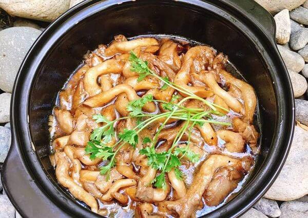 Nấm bào ngư kho tiêu