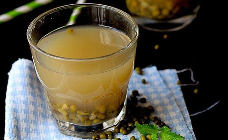 Nước đậu xanh rang, vị thuốc trị gút